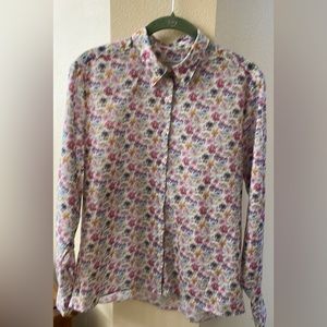 Liberty Print Oxford Company Blouse